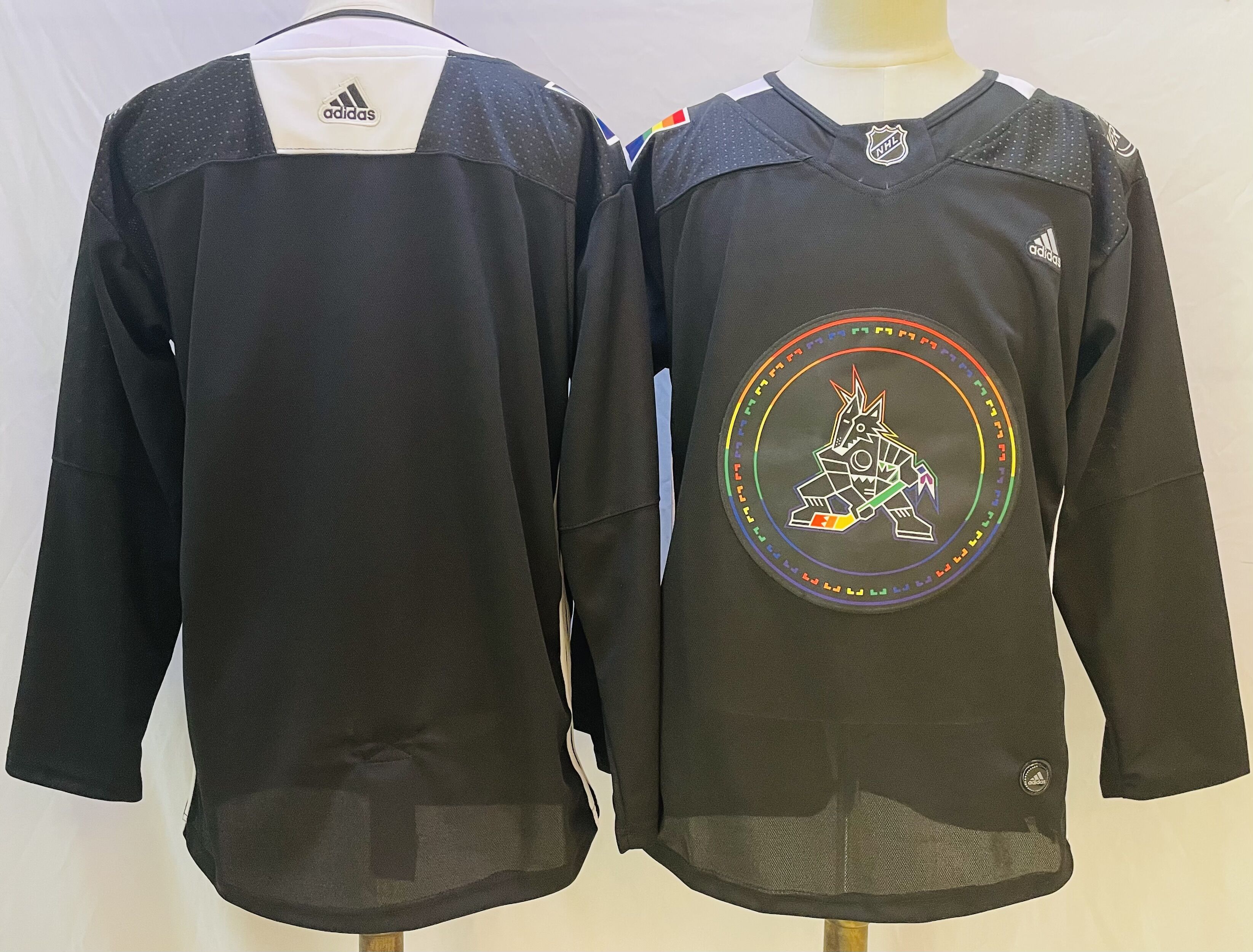 Men Arizona Coyotes Blank Black Stitched 2022 Adidas NHL Jersey->new york rangers->NHL Jersey